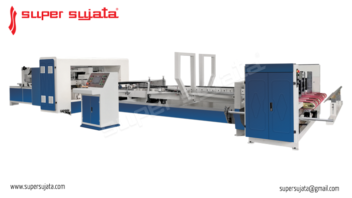 Combined Fully Automatic Folder Gluer / Stitcher Machine