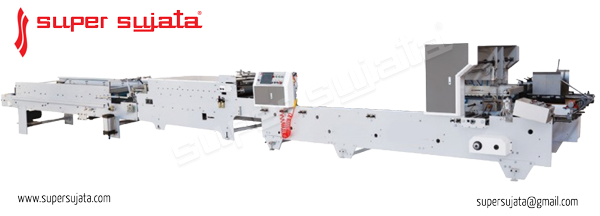 Fully Automatic High Speed Mini Folding & Gluing Machine