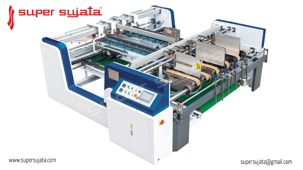 Two Piece Joint Folding & Gluing Machine